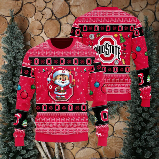 Ohio State Buckeyes Christmas Sweater1