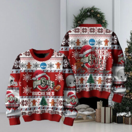 Ohio State Buckeyes Football They Not Like Us Christmas Ugly Sweater