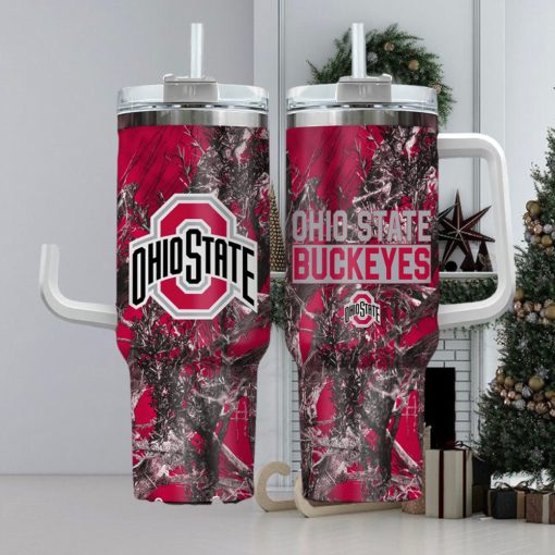 Ohio State Buckeyes Realtree Hunting 40oz Tumbler