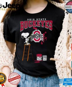 Ohio State Buckeyes Snoopy Painting Shirt