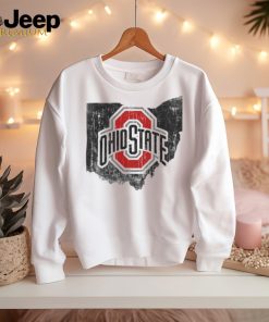 Ohio State Buckeyes State White T Shirt