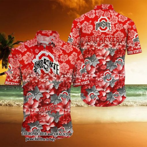 Ohio State Buckeyes Tropical Vibe Hawaiian Shirt