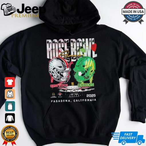 Ohio State Buckeyes vs Oregon Duck 2024 Rose Bowl Head to Head Pasadena California shirt
