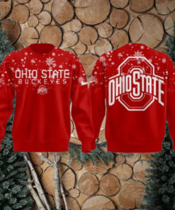 Ohio State Football Gift For Fan Christmas 2024 Limited Red Sweater