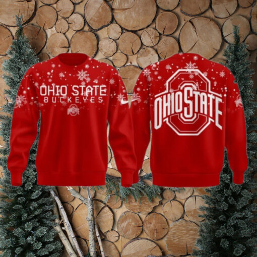 Ohio State Football Gift For Fan Christmas 2024 Limited Red Sweater