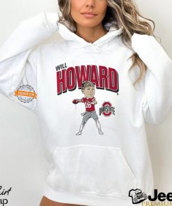 Ohio State Football Will Howard Caricature Shirt