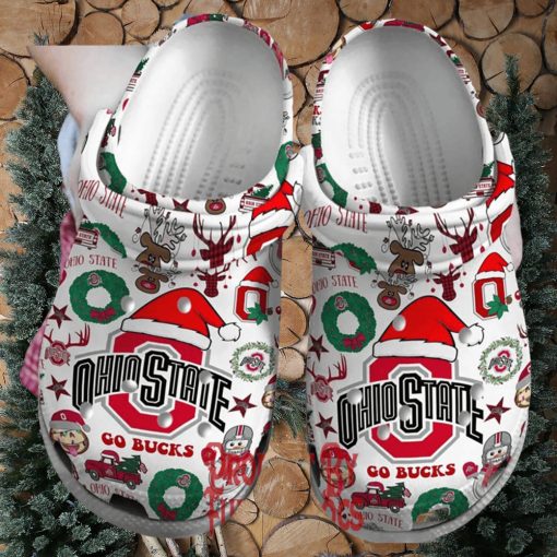 Ohio State Go Bucks Christmas Crocs