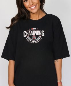 Ohio state buckeyes blue 84 unisex 2024 big ten women’s basketball regular season champions locker room shirt