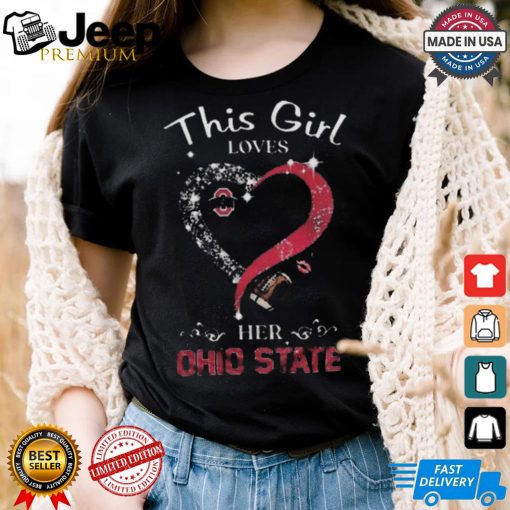 Ohio state buckeyes this girl loves her ohio state football 2024 shirt