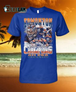 Oilers 2024 Western Conference Champions Shirt