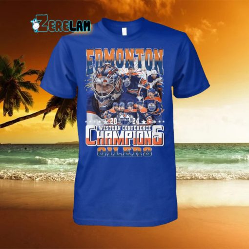 Oilers 2024 Western Conference Champions Shirt