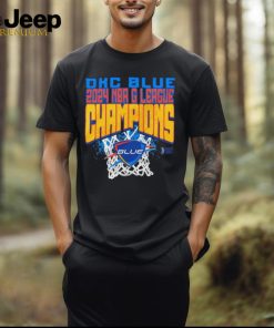 Oklahoma City Blue 2024 NBA G league champions NBA league finals shirt