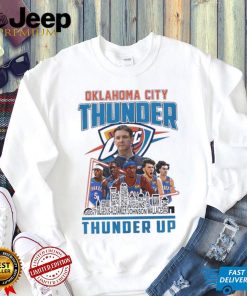 Oklahoma City Thunder Team Players 2024 Thunder Up Skyline Shirt