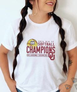 Oklahoma Sooners 2024 Big 12 Softball Conference Tournament Champions Base Stealer T Shirt