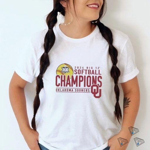 Oklahoma Sooners 2024 Big 12 Softball Conference Tournament Champions Base Stealer T Shirt