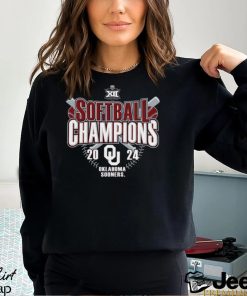 Oklahoma Sooners 2024 Big 12 Softball Conference Tournament Champions Locker Room T Shirt