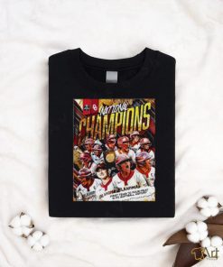 Oklahoma Sooners 2024 National Champions first team to four peat in DI Softball History shirt