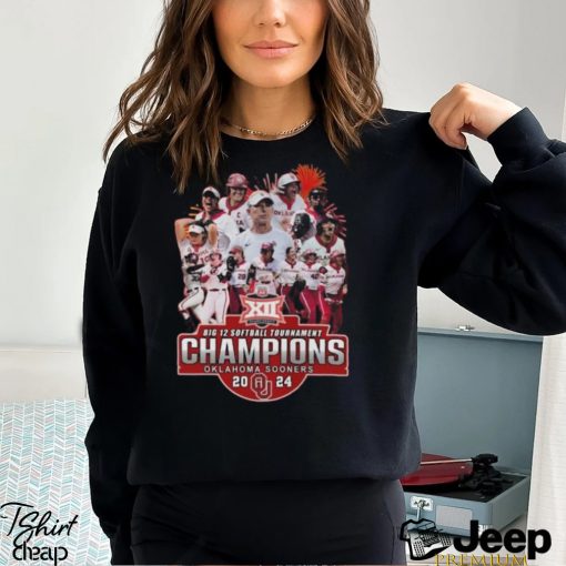 Oklahoma Sooners Big 12 Softball Tournament Champions 2024 T Shirt