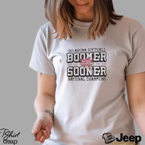 Oklahoma Sooners Champion Unisex 2024 NCAA Softball Women’s College World Series Champions Boomer Sooner shirt