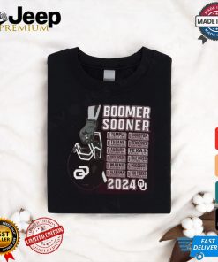 Oklahoma Sooners Crimson Football Schedule T Shirt