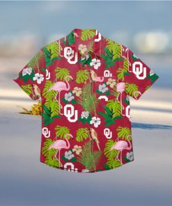 Oklahoma Sooners Floral Hawaiian Shirt