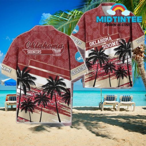 Oklahoma Sooners NCAA Pattern Personalized Hawaiian Set