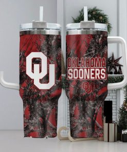 Oklahoma Sooners Realtree Hunting 40oz Tumbler