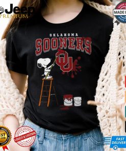 Oklahoma Sooners Snoopy Painting Shirt