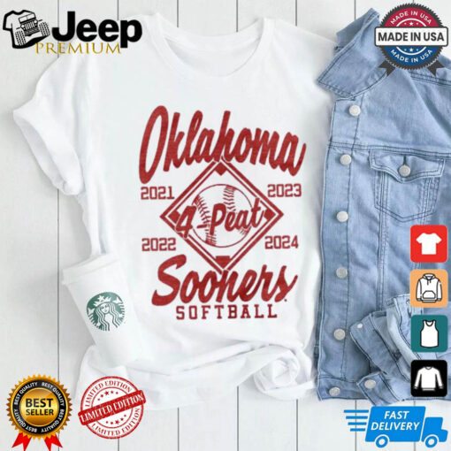 Oklahoma Sooners softball 4 peat shirt