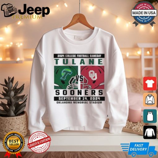 Oklahoma Sooners vs Tulane 2024 College Football Gameday September 14,2024 Mathup shirt