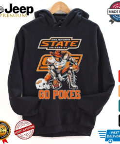 Oklahoma State Cowboys Football Go Pokes Mascot Shirt