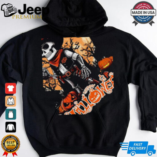 Oklahoma State Cowboys Skull With Gun Happy Halloween   Set