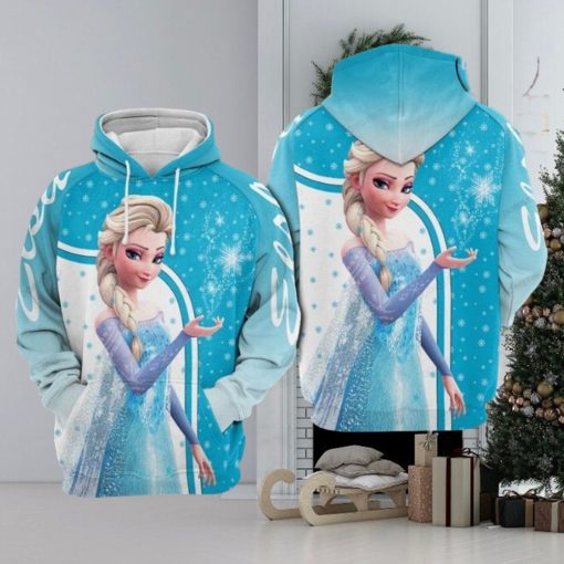Olaf Frozen Blue And White Awesome 3D Hoodie