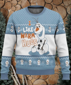 Olaf I Like Warm Hugs Ugly Christmas Sweater