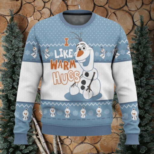 Olaf I Like Warm Hugs Ugly Christmas Sweater