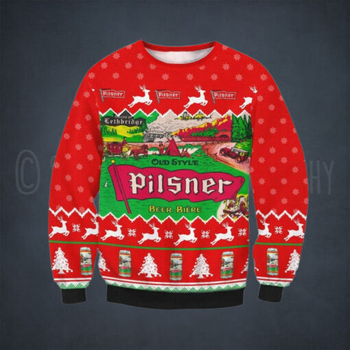 Old Style Pilsner Ugly Sweater