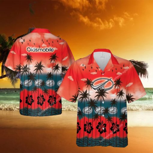 Oldsmobile Racing Best Logo AOP Hawaiian Shirt For Men And Women