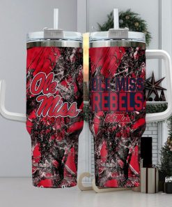 Ole Miss Rebels Realtree Hunting 40oz Tumbler