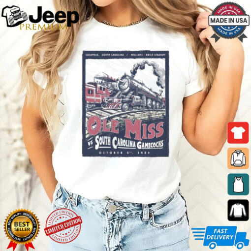 Ole Miss Rebels Vs South Carolina Gamecocks October 5th 2024 Shirt