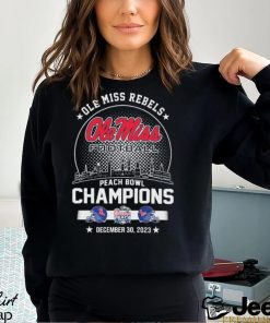 Ole Miss Rebels football Peach Bowl Champions December 30, 2023 Shirt