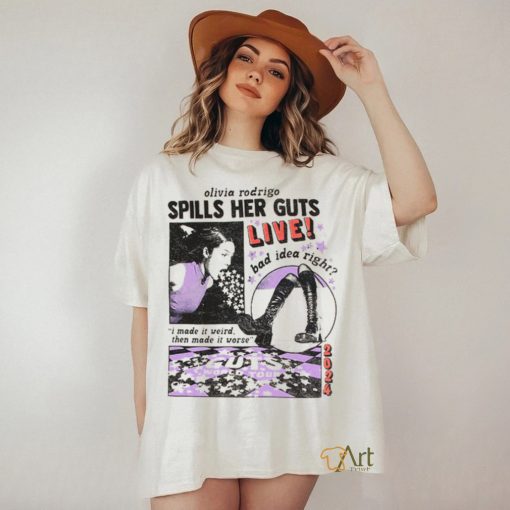Olivia Rodrigo Spills Her Guts Live Shirt
