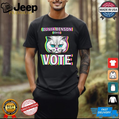 Olivia benson says vote T shirt