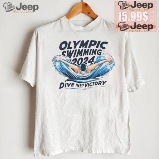 Olympic swimming 2024 dive into victory shirt