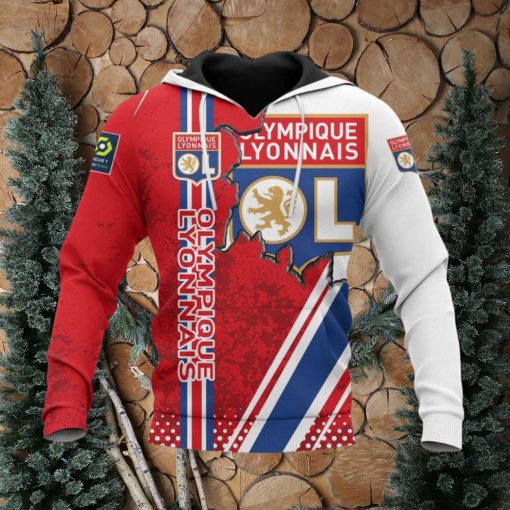 Olympique Lyonnais Printing Hoodie, For Men And Women