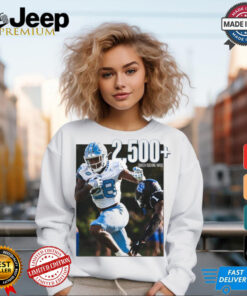 Omarion Hampton Carolina Football 2500+ Career Rushing Yards T Shirt