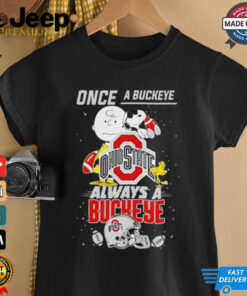 Once A Buckeye Always A Buckeye Cute Snoopy shirt