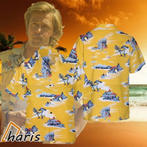 Once Upon A Time In Hollywood Movie Brad Pitt Hawaiian Shirt