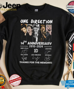 One Direction 12th Anniversary 2010 2022 Signatures T Shirt Band Music Merch