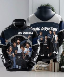 One Direction Signature Design Gift For Fan Custom Ed Awesome 3D Hoodie