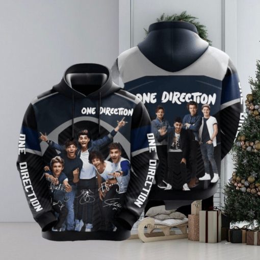 One Direction Signature Design Gift For Fan Custom Ed Awesome 3D Hoodie